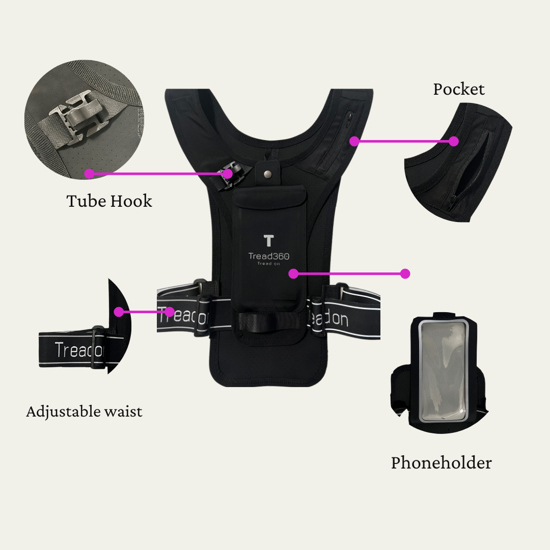 Hydration vest with Phone Holder